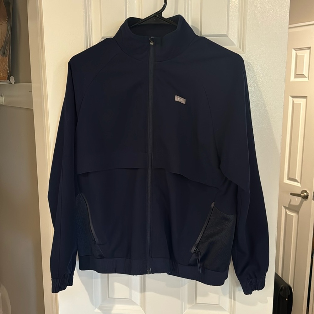 Figs scrubs “bomber” jacket
